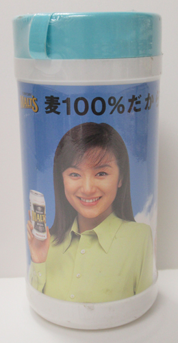 鈴木京香 サントリー 「MALT’S モルツ生ビール」ウェットティッシュ その他のグッズ