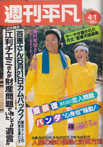  週刊平凡 1982年4月1日号 (1166号) 雑誌