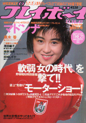 週刊プレイボーイ 1987年11月10日号 (No.47) 雑誌