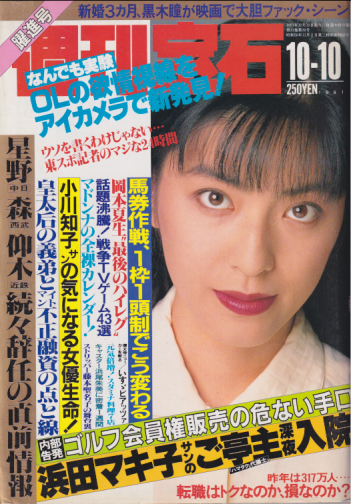  週刊宝石 1991年10月10日号 (482号) 雑誌