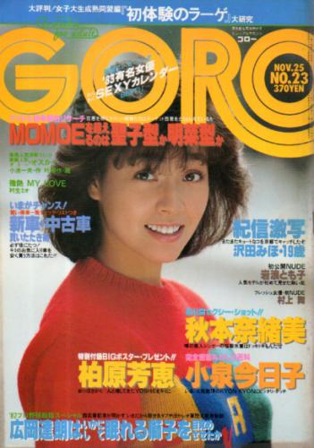  GORO/ゴロー 1982年11月25日号 (9巻 23号 204号) 雑誌