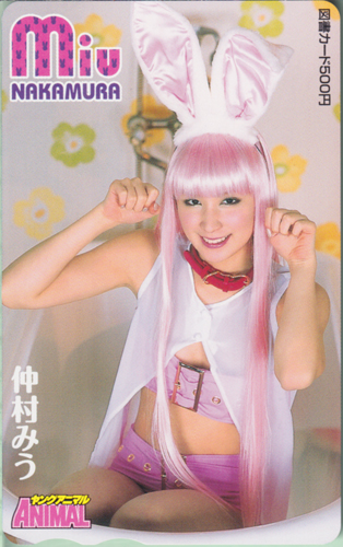 仲村みう ヤングアニマル 図書カード