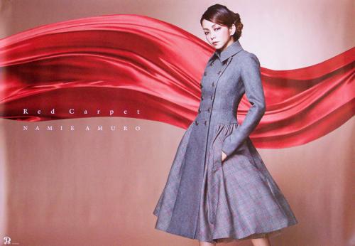 安室奈美恵 シングル「Red Carpet」 ポスター