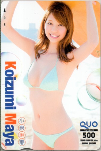 小泉麻耶 ヤングチャンピオン烈 クオカード