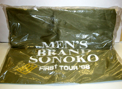 河合その子 「MEN'S BRAND SONOKO FIRST TOUR ’86」巾着袋 その他のグッズ