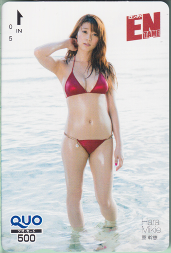 原幹恵 ENTAME (エンタメ) クオカード
