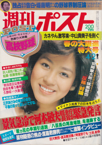  週刊ポスト 1982年4月2日号 (通巻645号) 雑誌