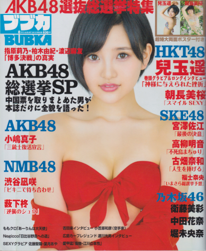  BUBKA/ブブカ 2015年8月号 雑誌