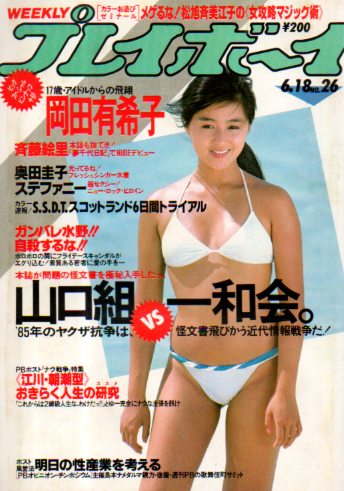  週刊プレイボーイ 1985年6月18日号 (No.26) 雑誌