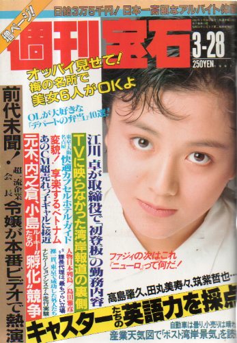  週刊宝石 1991年3月28日号 (456号) 雑誌